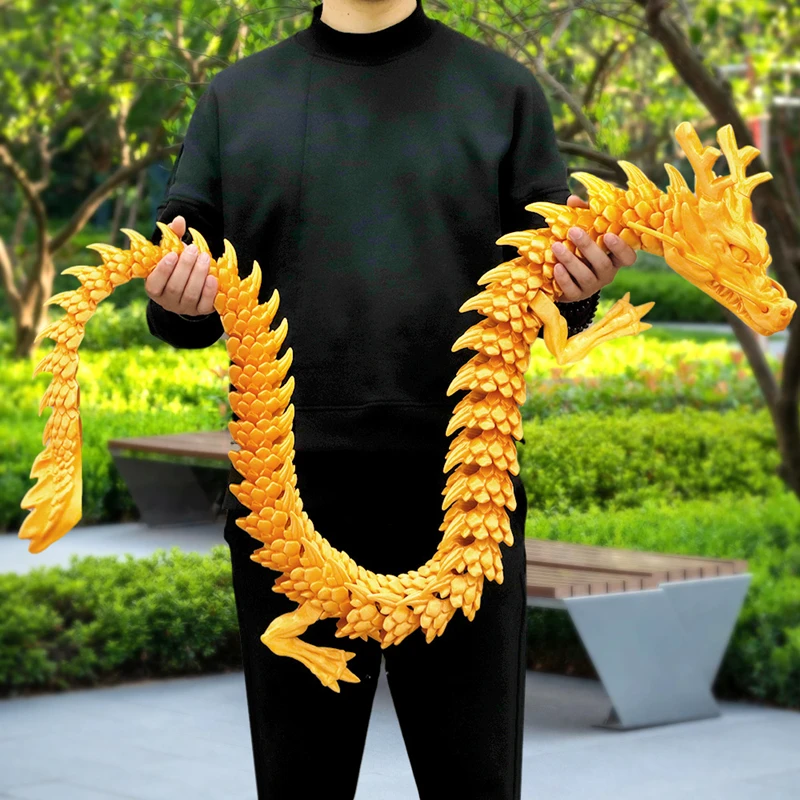 Aquarium Plant Nursery - 3D Printed Conjoined Dragon Ornaments, Movable