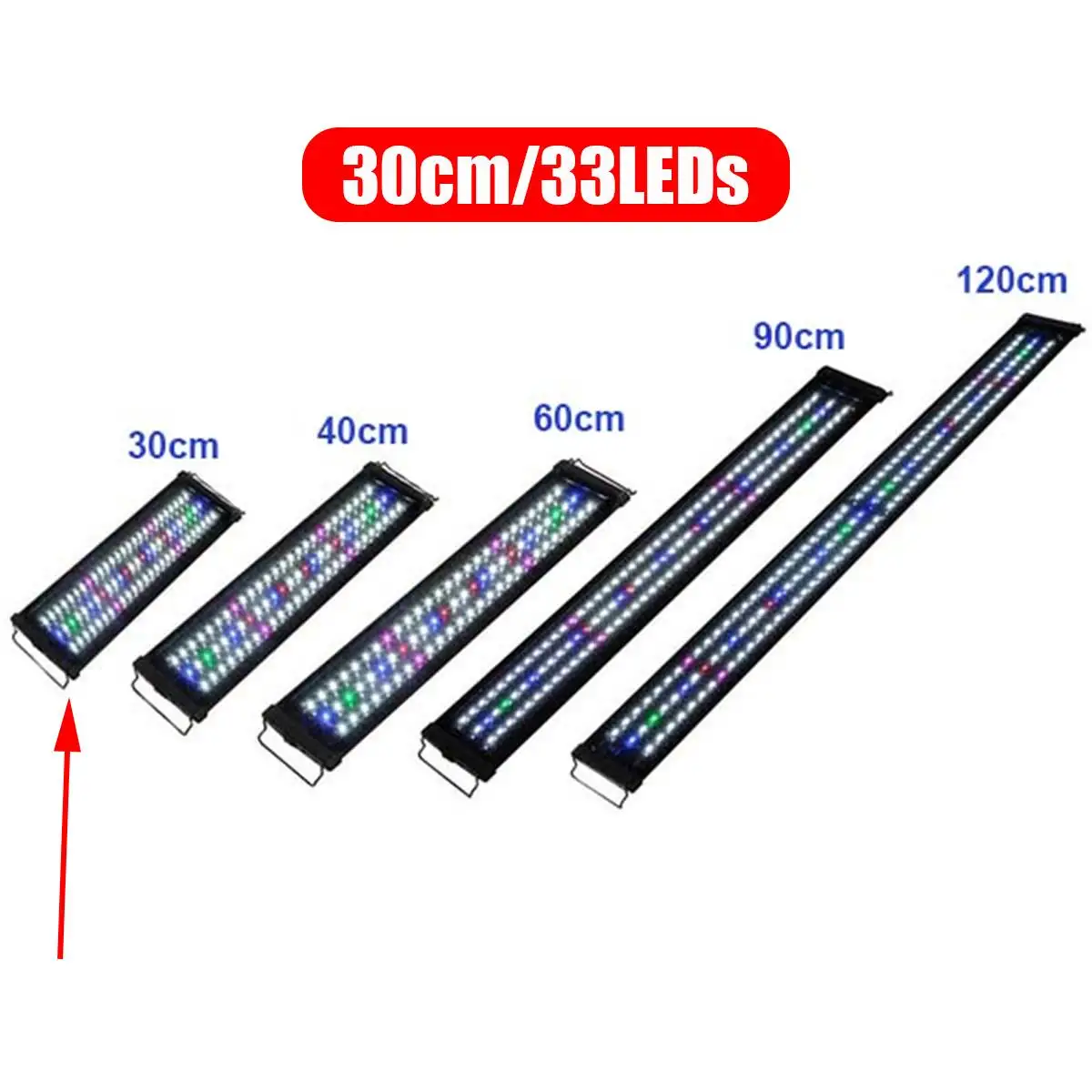 Aquarium Planted Tank Fertilizer - LED Aquarium Light Multi-Color Full Spectrum