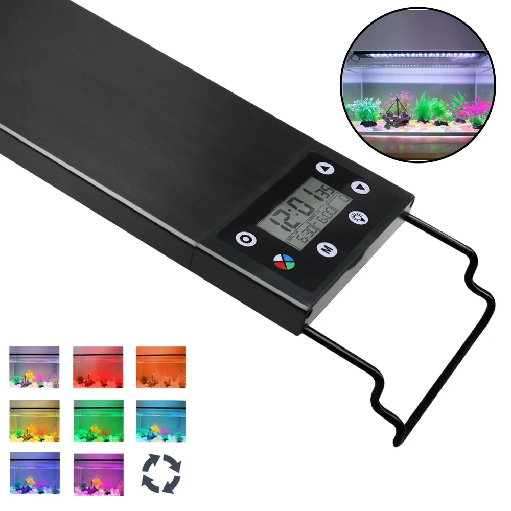 Aquarium Planted Tank Fertilizer - IP68 Waterproof Aquarium LED Light, Full
