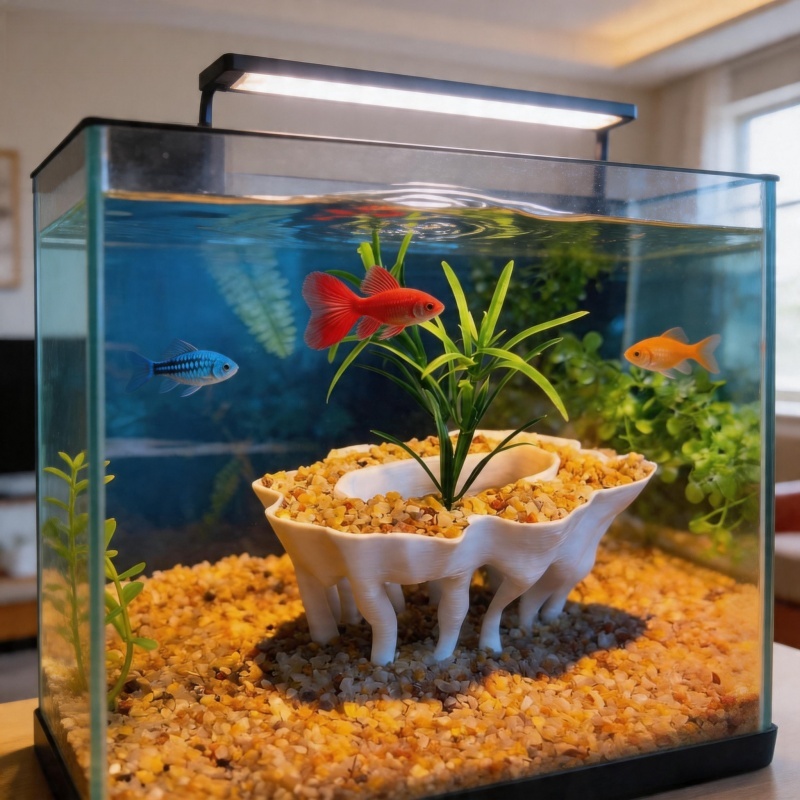 Aquarium Plant Roots - 3D printed aquarium plants in the