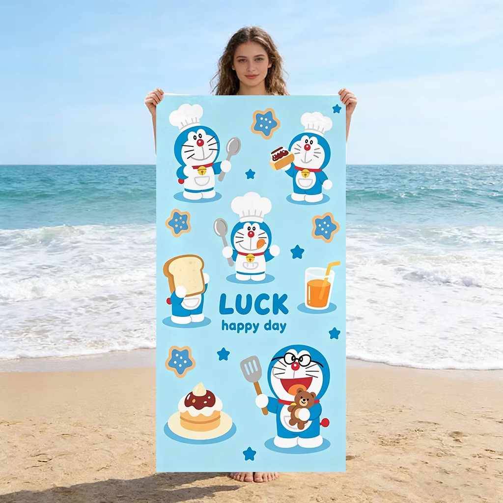 Doraemon Beach Towel Purple Gh - огляд і ціна Aquarium Zombie