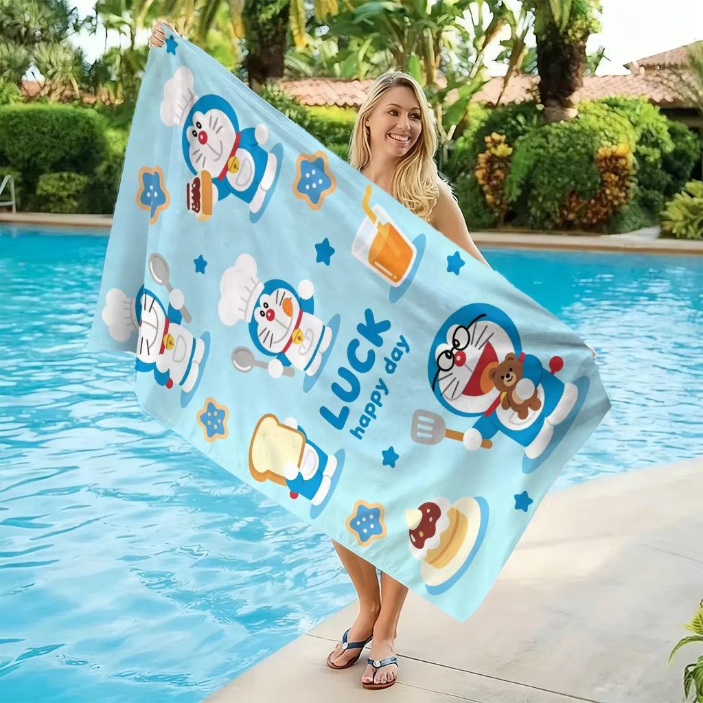Doraemon Beach Towel Purple Gh - огляд і ціна Aquarium Zombie