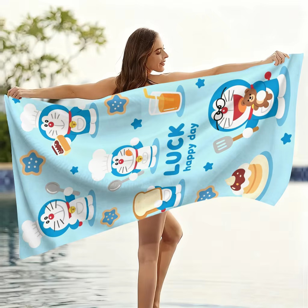 Doraemon Beach Towel Purple Gh - огляд і ціна Aquarium Zombie