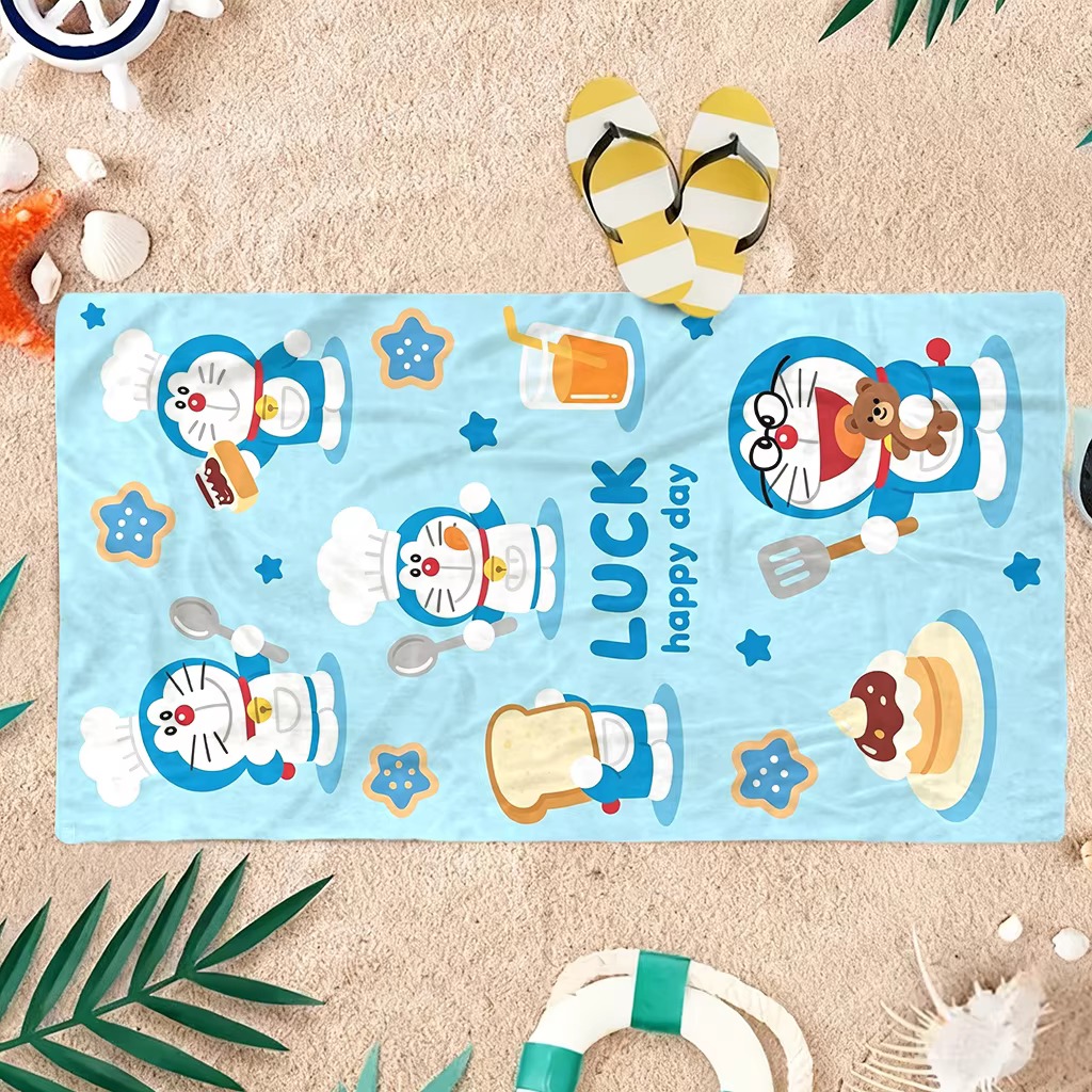 Doraemon Beach Towel Purple Gh - огляд і ціна Aquarium Zombie