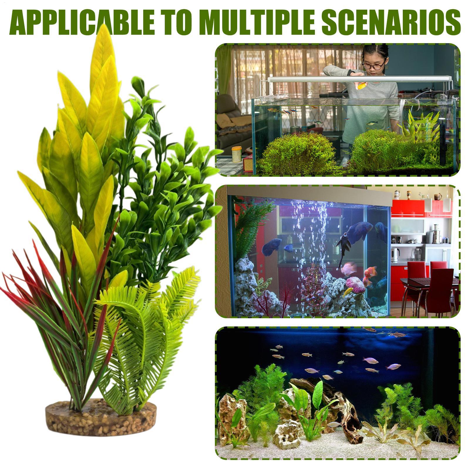 Artificial Aquarium Plants Fis - огляд і ціна Planted Aquarium For Beginners