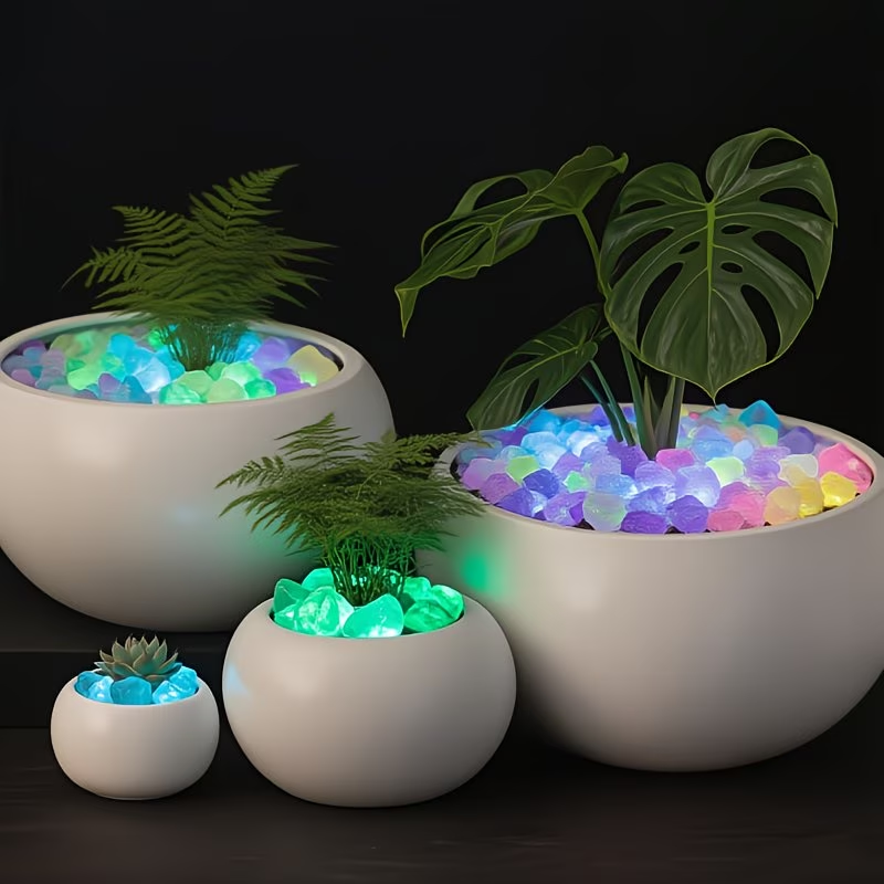 300PCS Luminous Pebble Set,0.9 - огляд і ціна Aquarium Plant Original