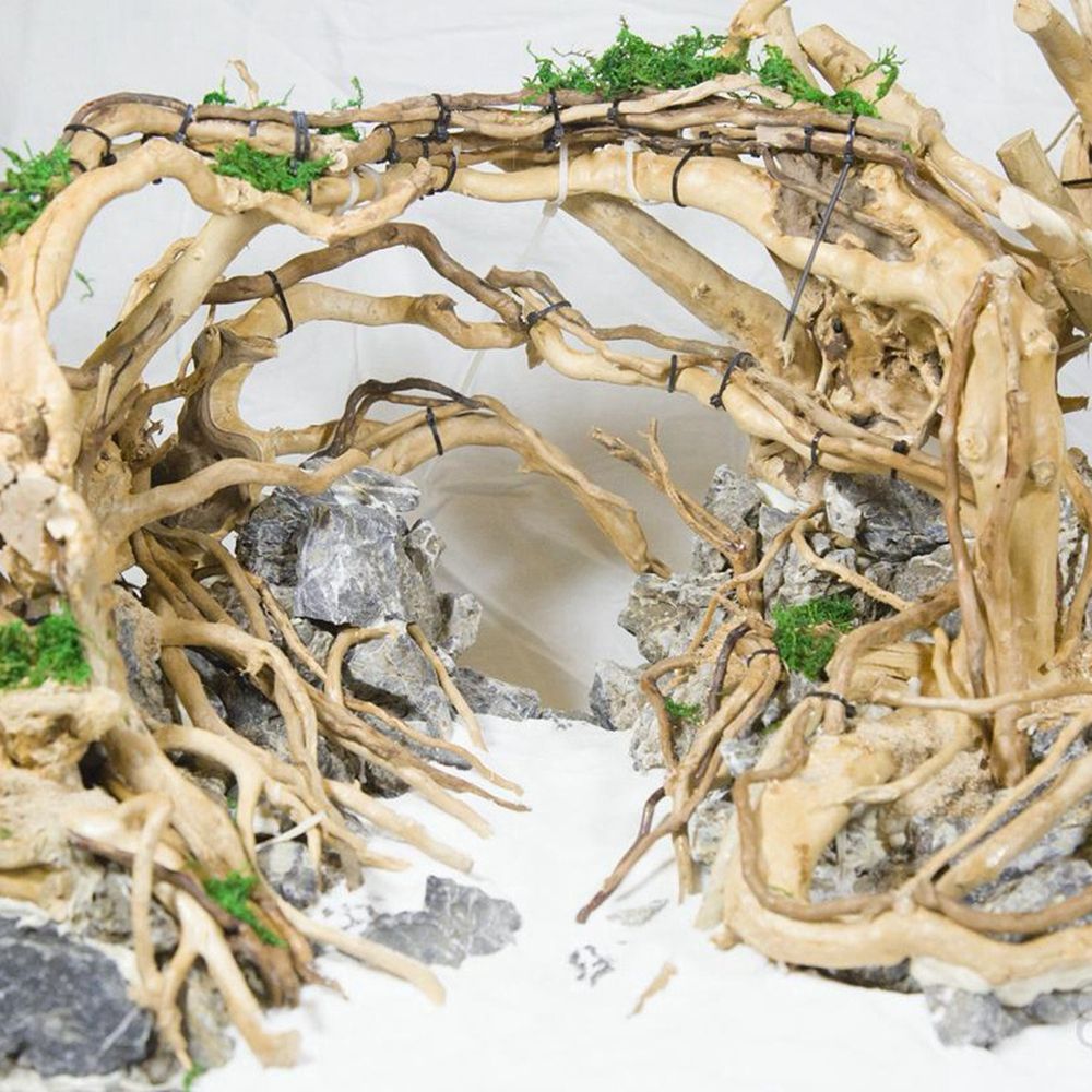 Wood N1N Reptile Tank Backgrou - огляд і ціна Aquarium Plant Roots