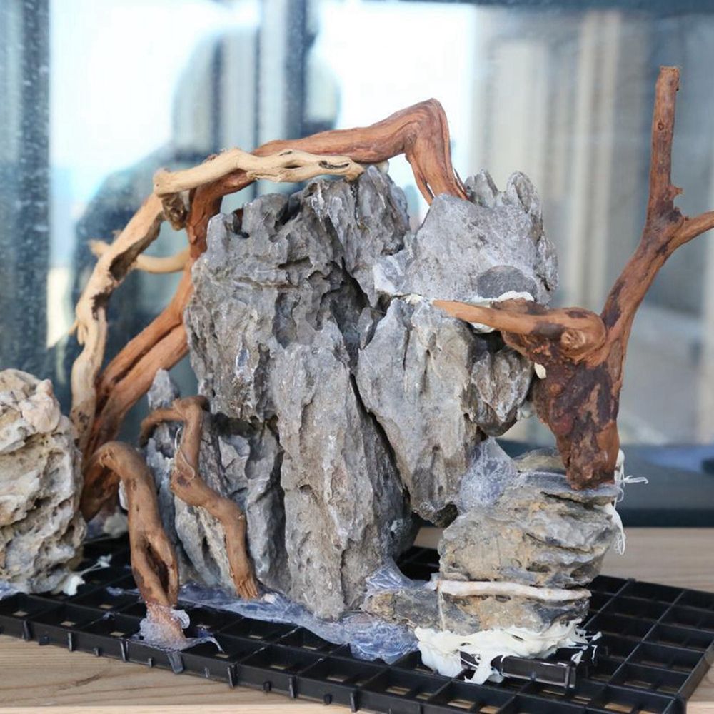 Wood N1N Reptile Tank Backgrou - огляд і ціна Aquarium Plant Roots