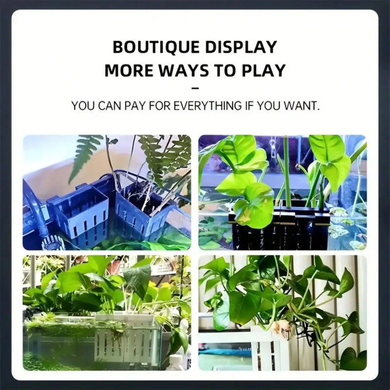 Aquarium Plant Holder Black Pl - огляд і ціна Aquarium Plant Nursery
