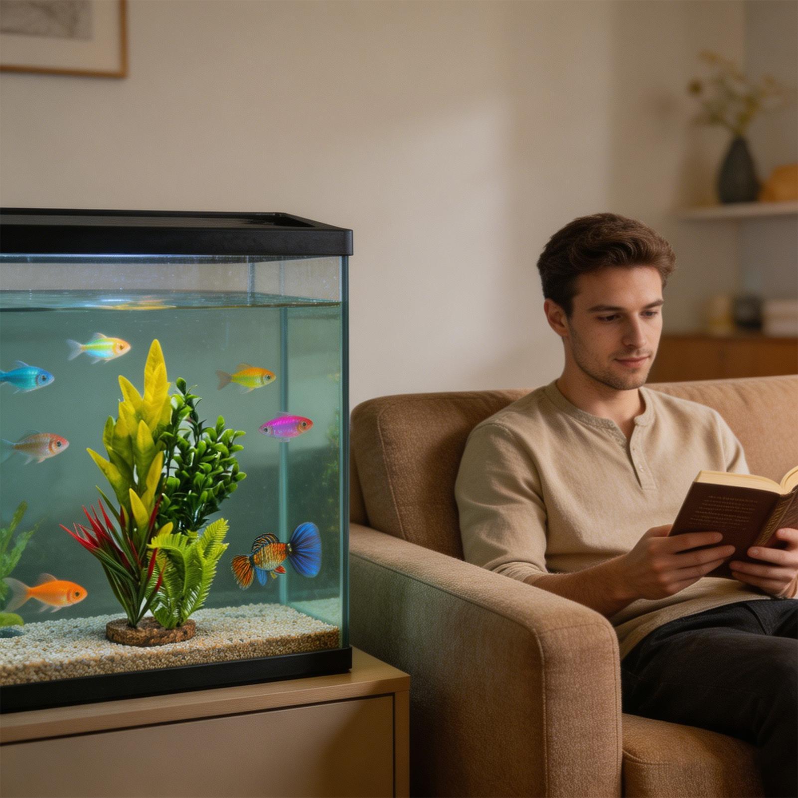 Artificial Plants For Aquarium - огляд і ціна Planted Aquarium For Beginners