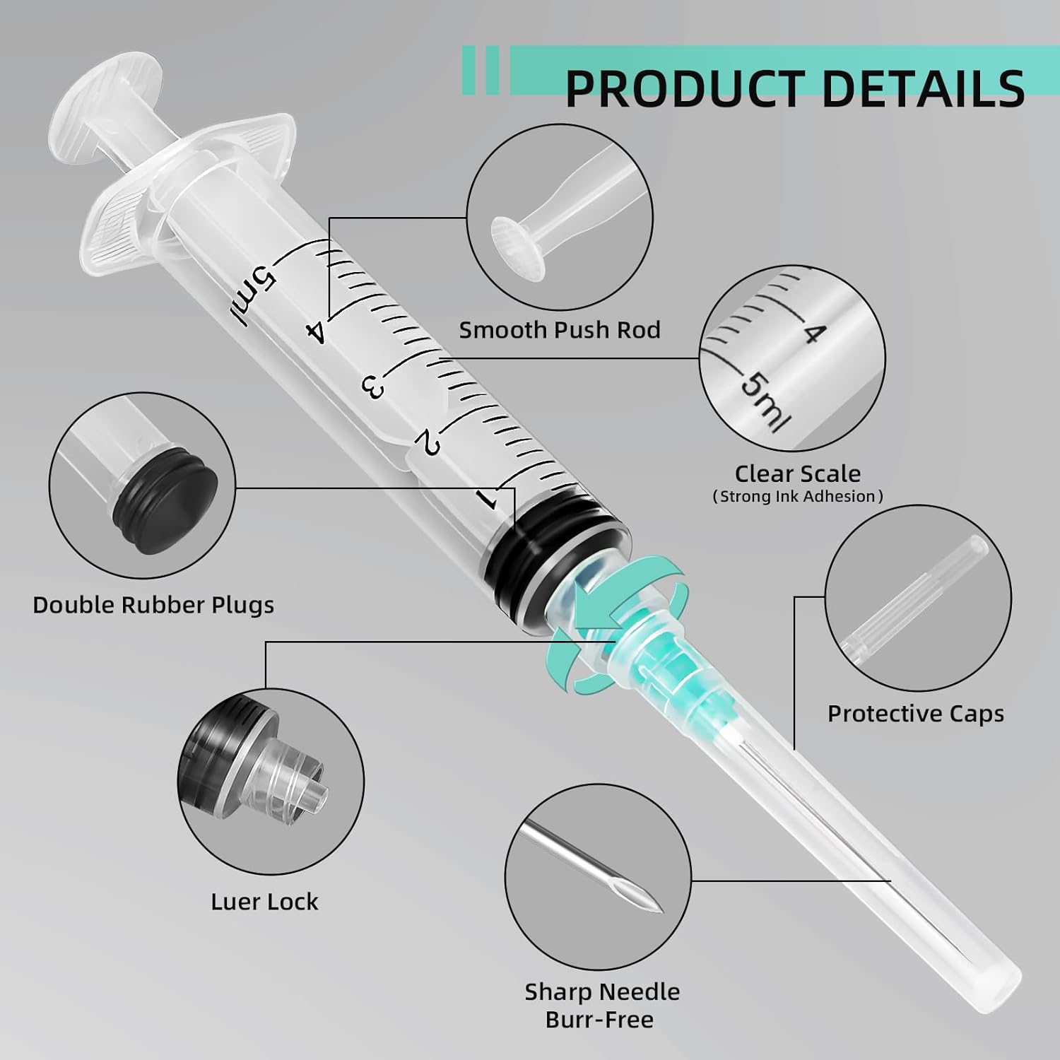 5ml Luer Lock Syringe, Suitabl - огляд і ціна Aquarium Plant Original
