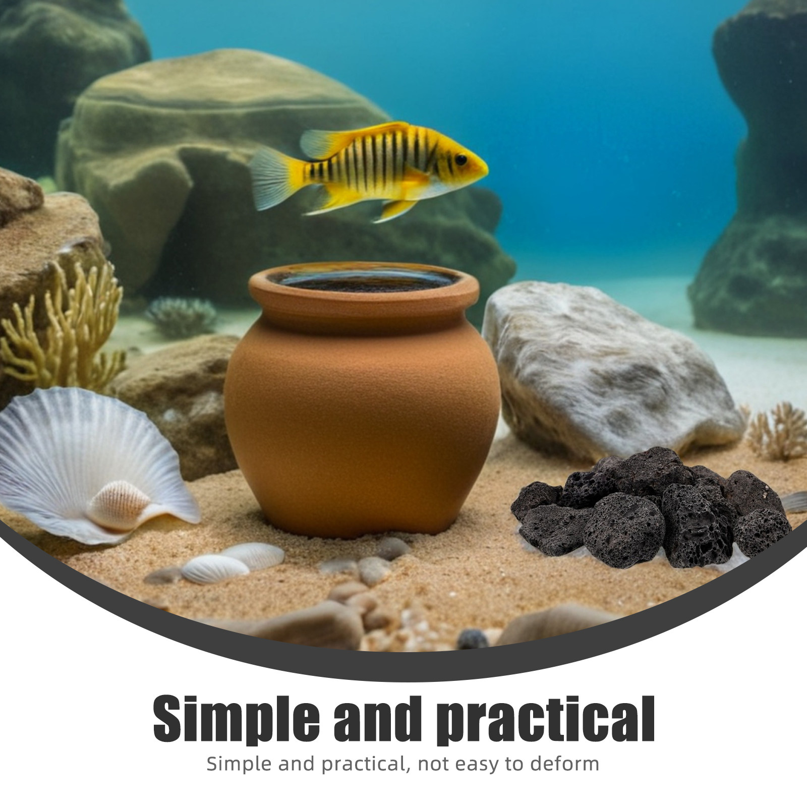 1Pack Natural Volcanic Stones  - огляд і ціна Aquarium Plant Original