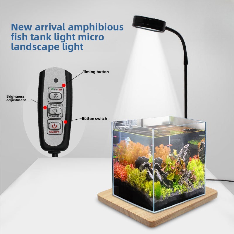 USB Timed Dimming Ultra-White  - огляд і ціна Aquarium Plant On Wood