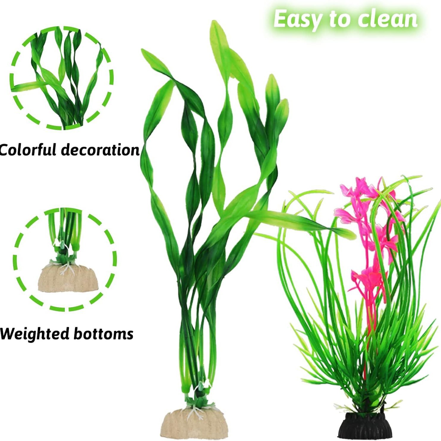 Artificial Aquarium Plants Set - огляд і ціна Planted Aquarium For Beginners