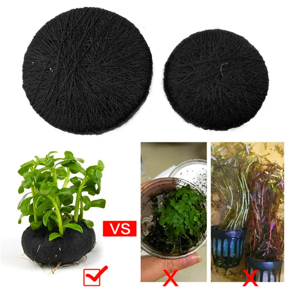 5Pcs Black Fish Tank Water Gra - огляд і ціна Aquarium Plant Roots